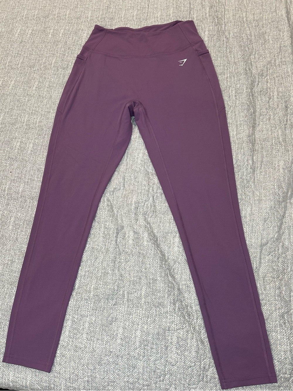 Purple High-Waist Leggings